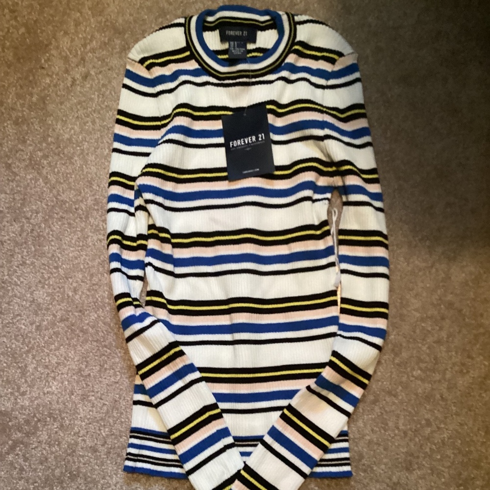 Forever 21 long sleeve shirt with stripes Size Small